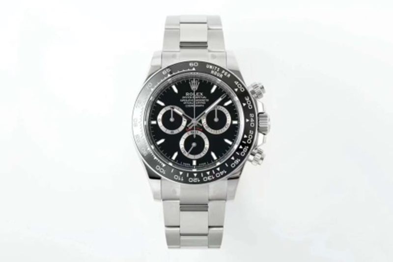 Best Edition with 4131 Automatic Movement Rolex Daytona 40mm*11.9mm Steel Belt Black Watch